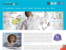 Tablet Screenshot of learningconnexions.com